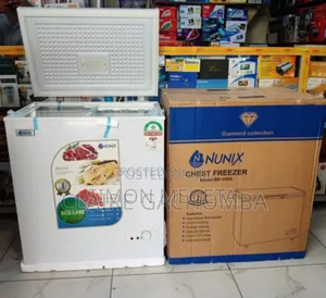 Colour Silver New Nunix 150l Freezer