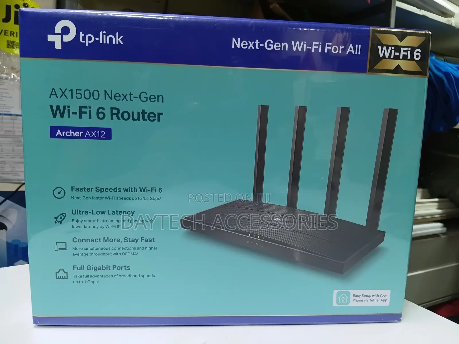 Tp-Link Archer Ax12 Ax1500 Dual-Band Wi-Fi 6 Router
