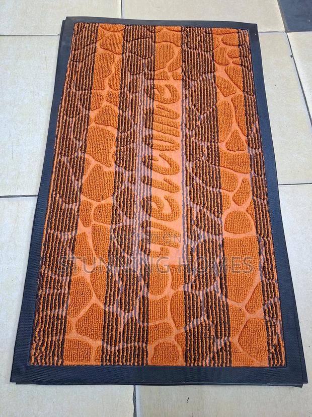 Welcome Rubber Bottom Door Mats - main view