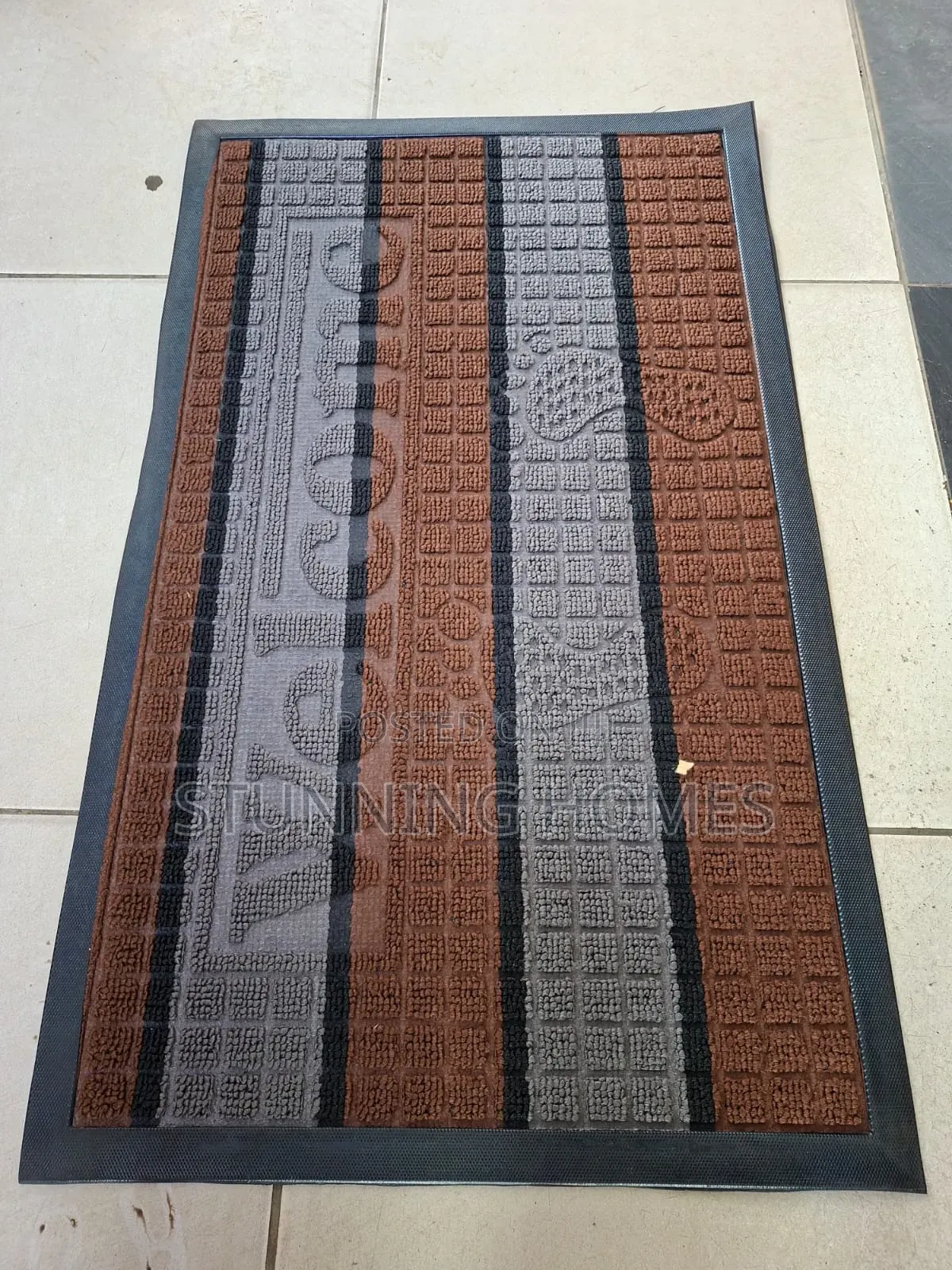 Welcome Rubber Bottom Door Mats
