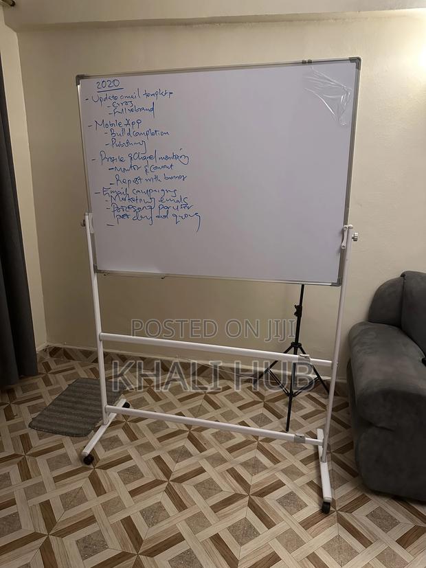 Whiteboard Office Presentation Whiteboard With Stand Portable 4ftx3ft - main view