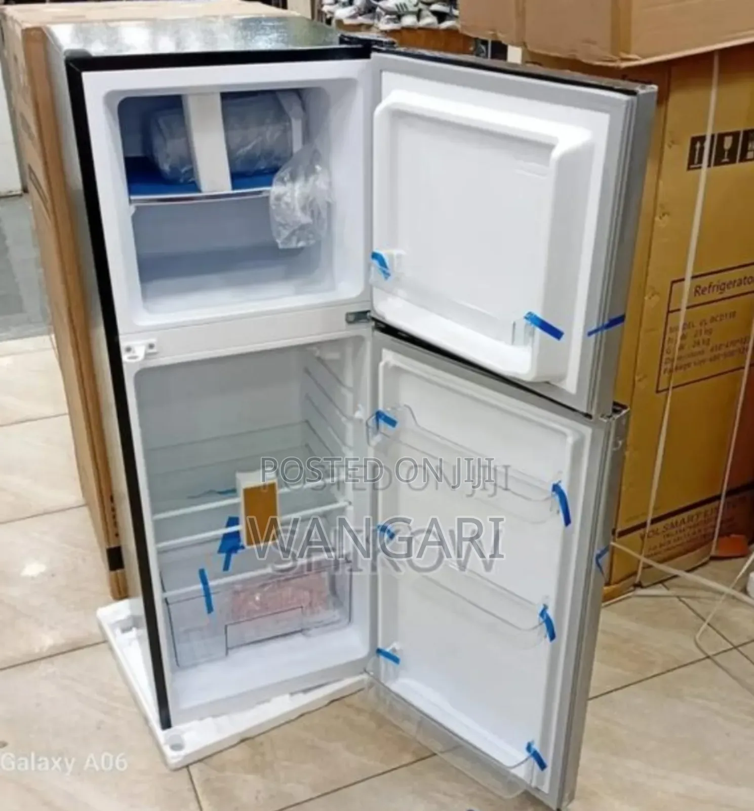 Mika Double Door Fridge, 138l, Share Your Phone Number
