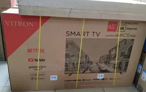 Vitron 65inches Smart Android Tv, Pay After Delivery