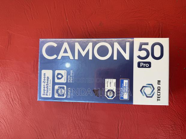New Tecno Camon 50 Pro 256 GB Blue - thumbnail 3