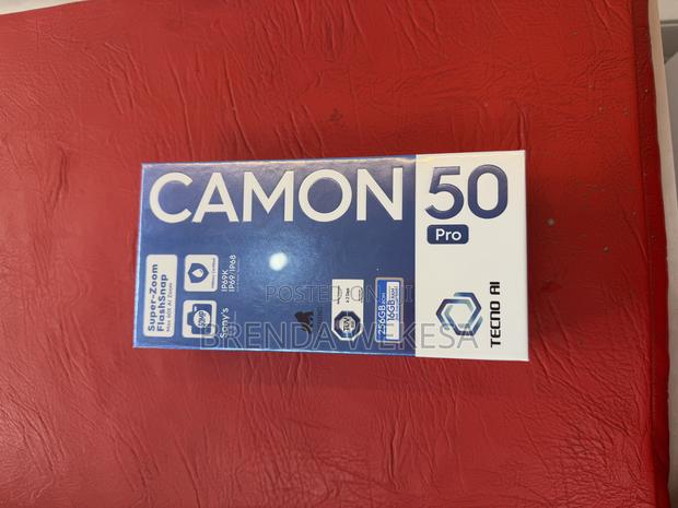 New Tecno Camon 50 Pro 256 GB Blue - thumbnail 4