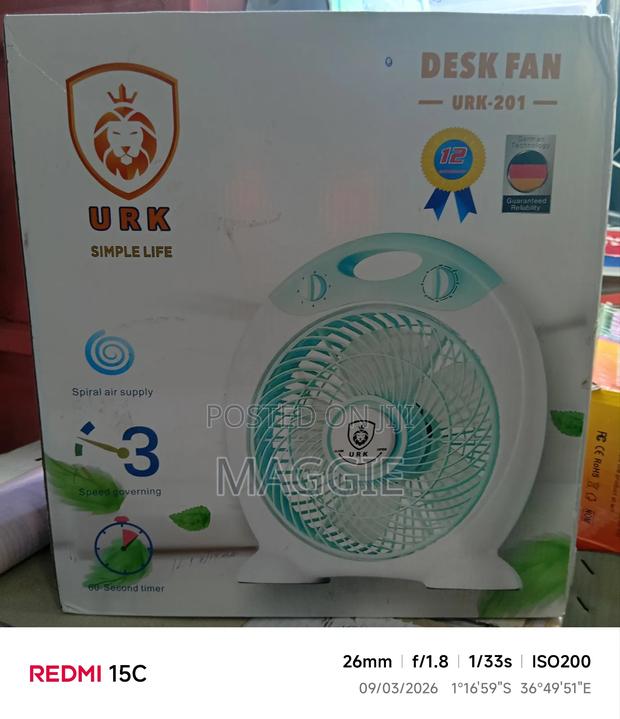 Desk Fan Urk-201