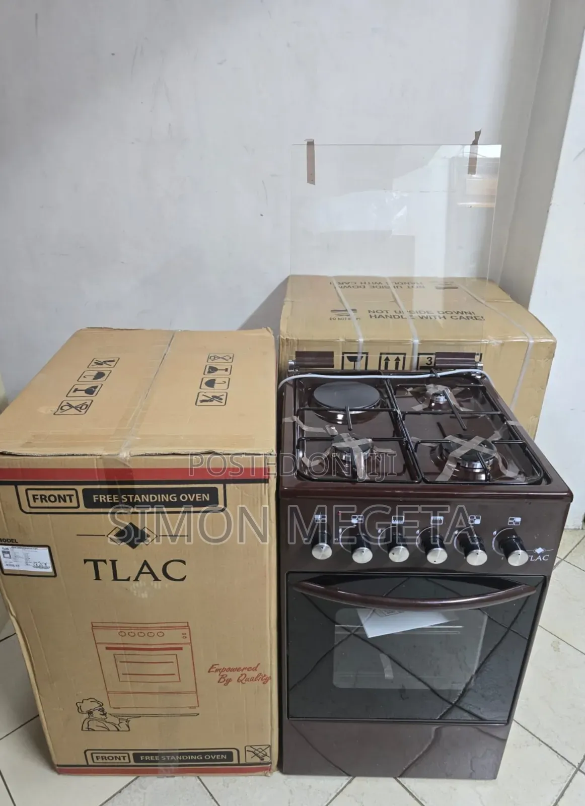 Made in Turkey 50*55 Tlac 3+1 Standing Cooker With Gas Sensor