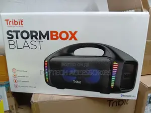 The Tribit Stormbox Blast Powerful Portable Bluetooth Speaker.