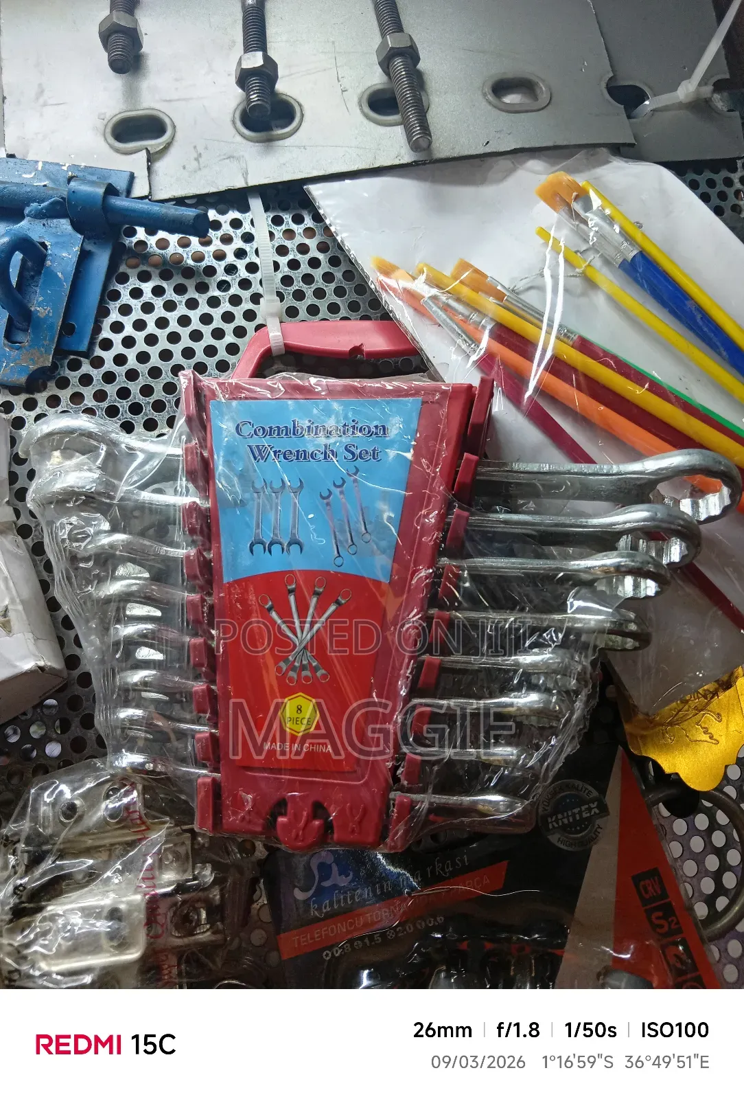8 Combination Wrench Set