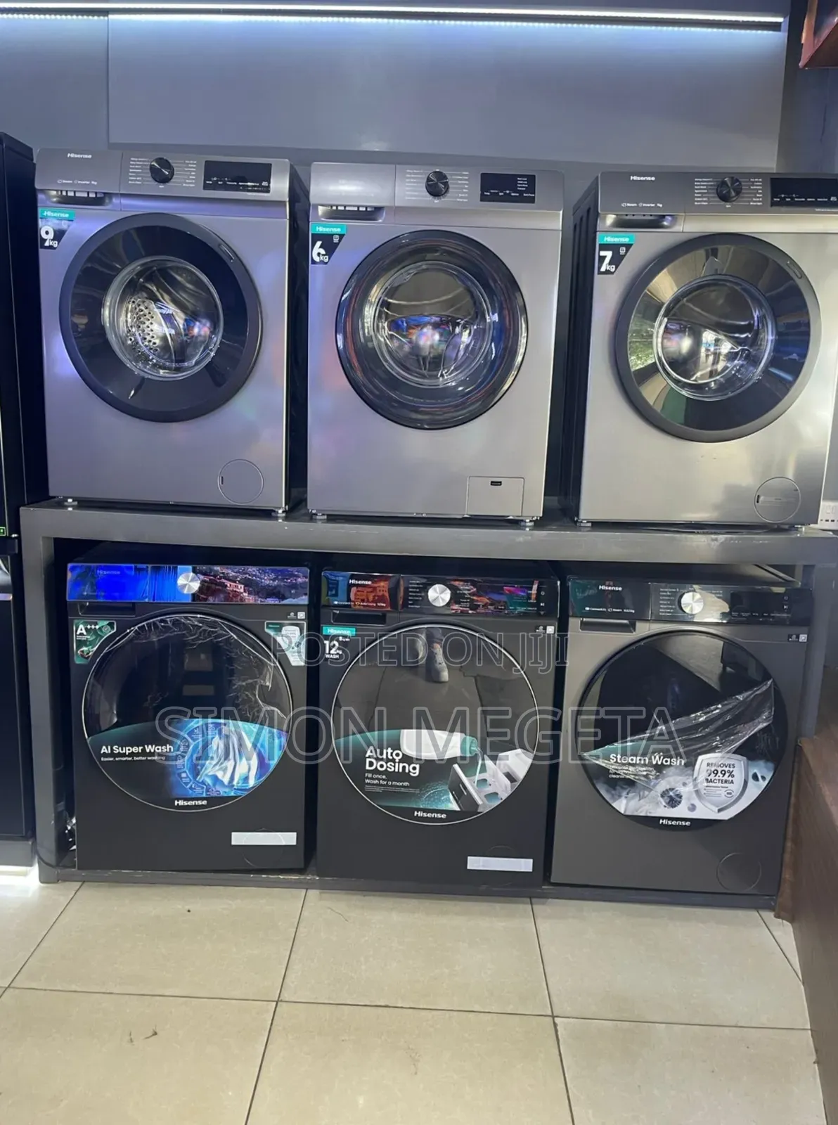 Hisense Front Load Washing Machine;
10.5kg. At 51500