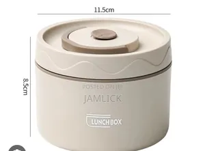 Round 550ml Stainless Steel Bento Lunch Box With Lid – Hk