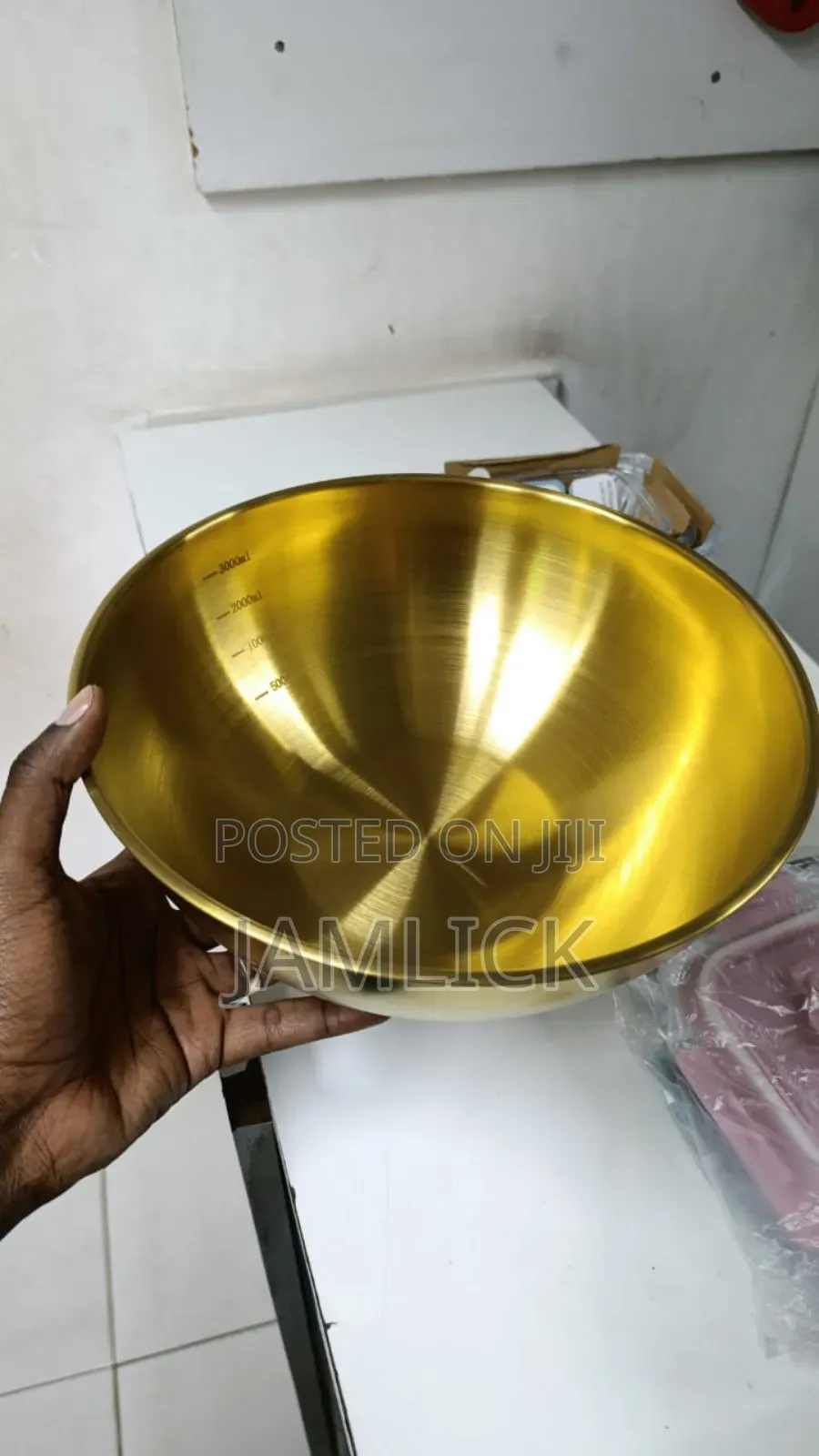 3l Gold Stainless Steel Ramen Serving Bowl – Hk