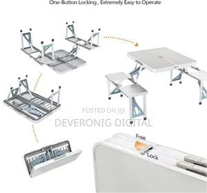 Folding Adjustable Aluminum Portable Picnic Camping Chair