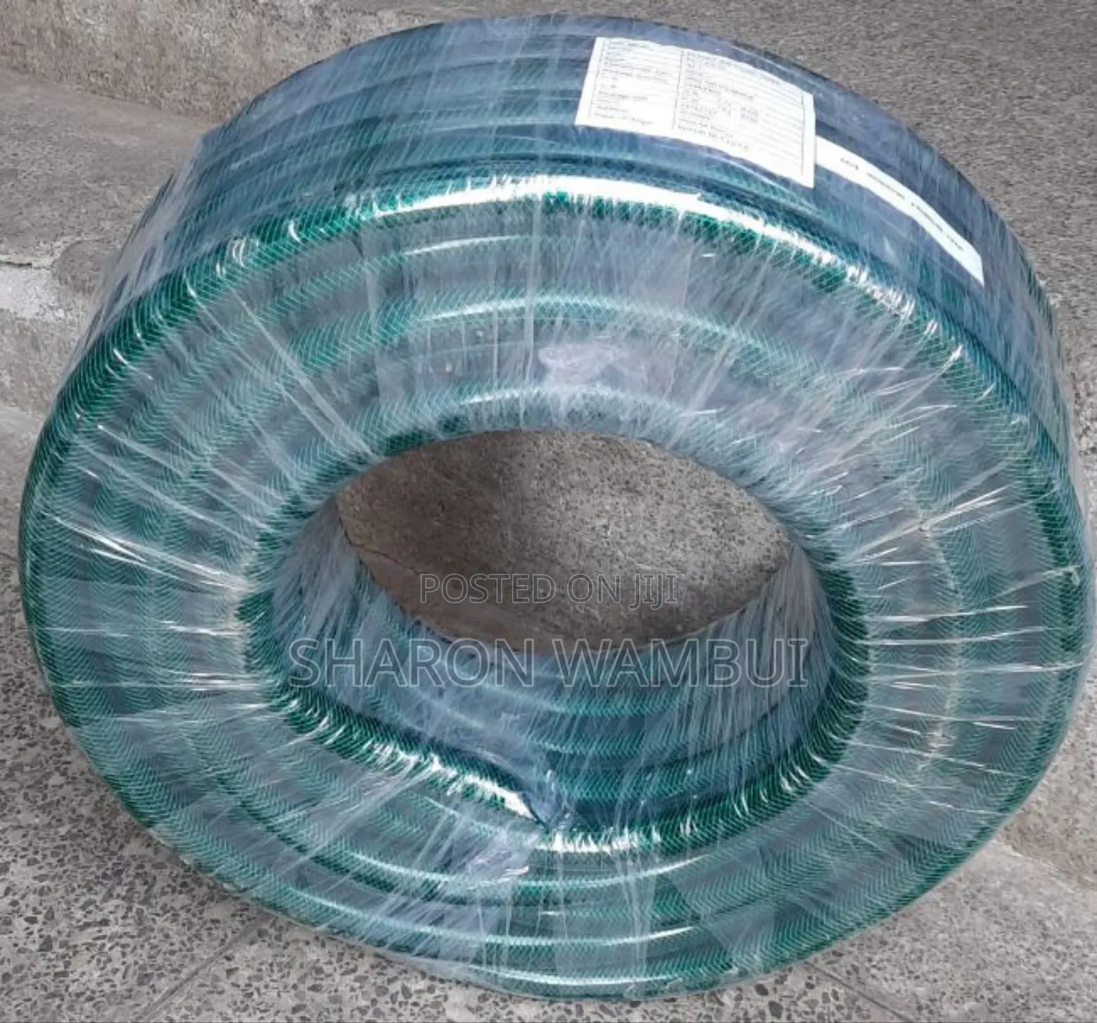 Green Braided Hose Pipe 1/2 by 50m/Braided Hose Pipe 1/2 by 50m