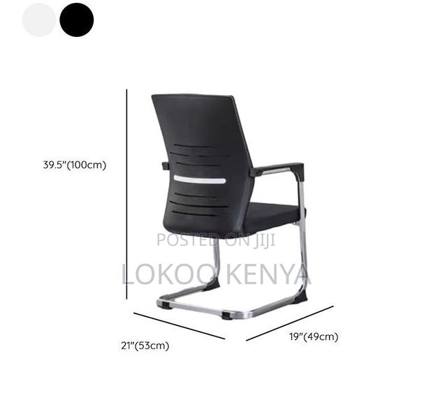 Office Chair; Mesh Ergonomic Mid Back Office Boardroom Chair - thumbnail 5