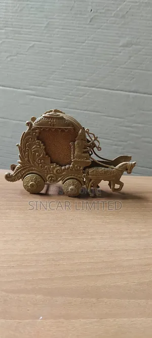 A Maharaja Chariot (Rath) Style Tea Coaster Set