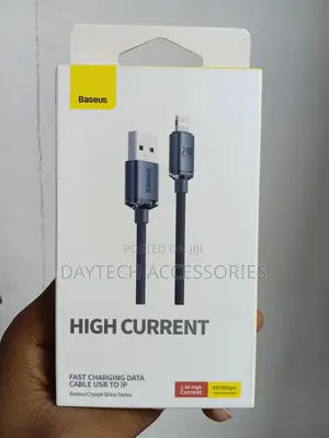 Baseus Crystal Shine Series Usb to Lightning Cable for Fast Charging.