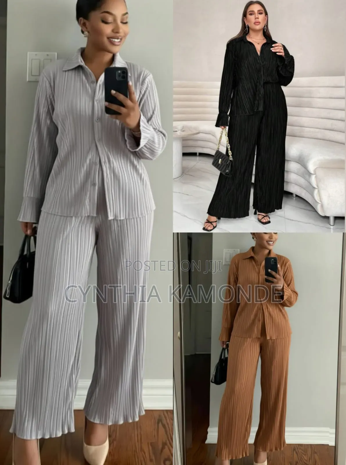 High Quality Pleated Zara Two Pc Set