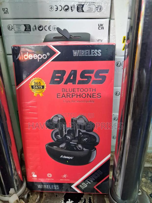 Bluetooth Wireless Aldeepo Earpods(Black) - main view