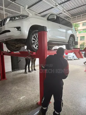 Best Design 4t Four Post Lift Machine With All Accessories Sunshine