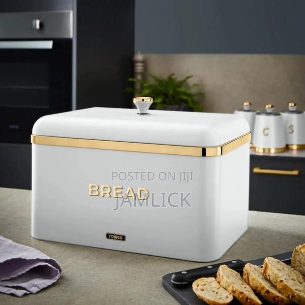 15l Large Storage Bread Bin With 3 Canisters – Hk - thumbnail 4
