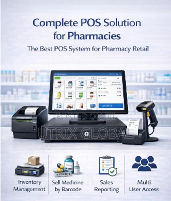 Chemist Shop Pos Software With Barcode And Sales Reports - main view