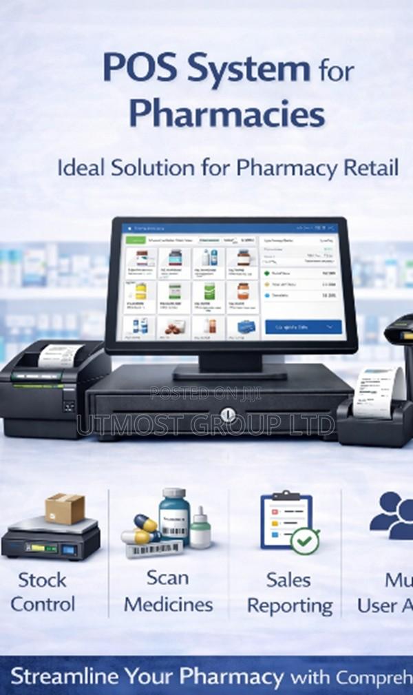 Pharmacy Pos System With Fast Billing and Stock Management