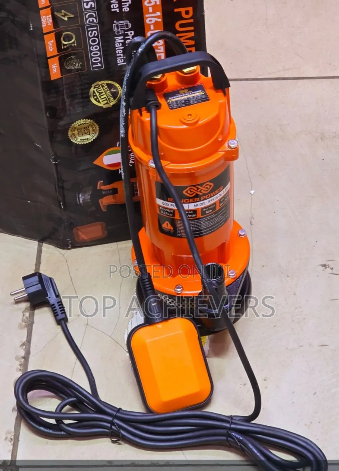 Qdx 0.5hp Submersible Water Pump 16mtrs