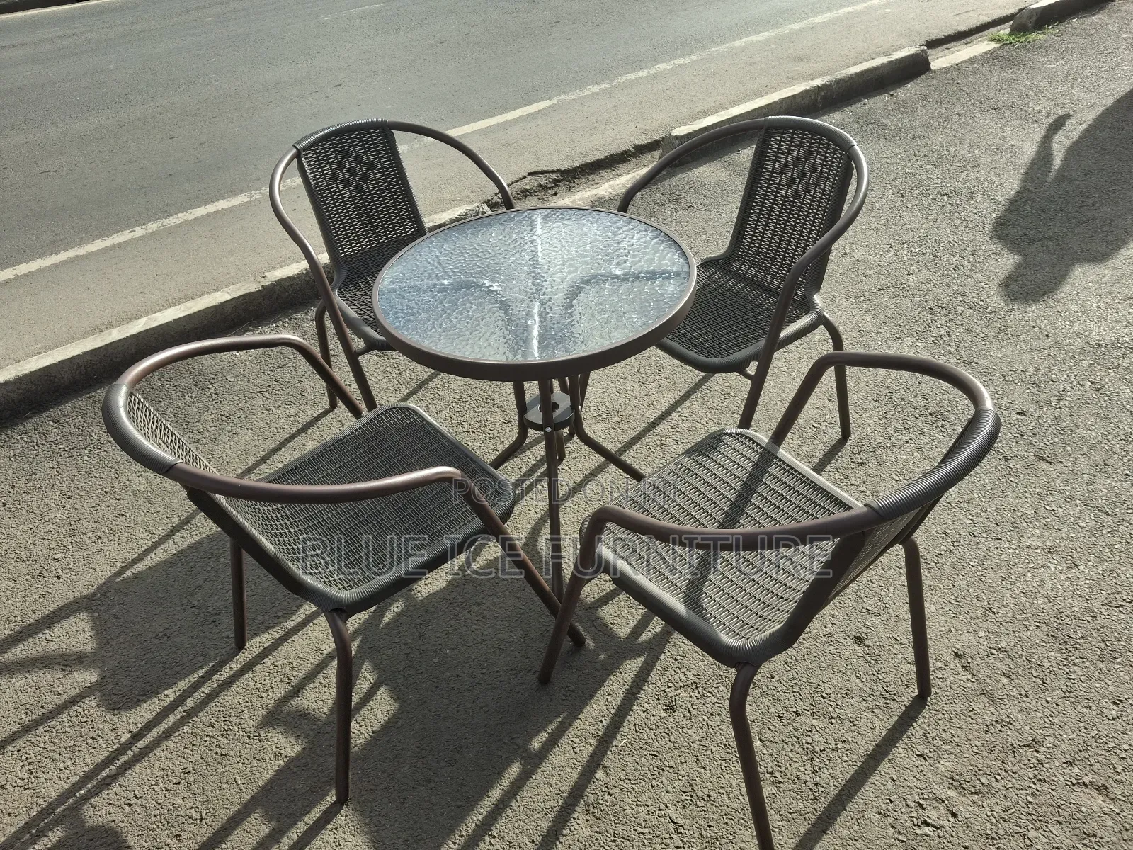 Rattan Chair With Balcon Table