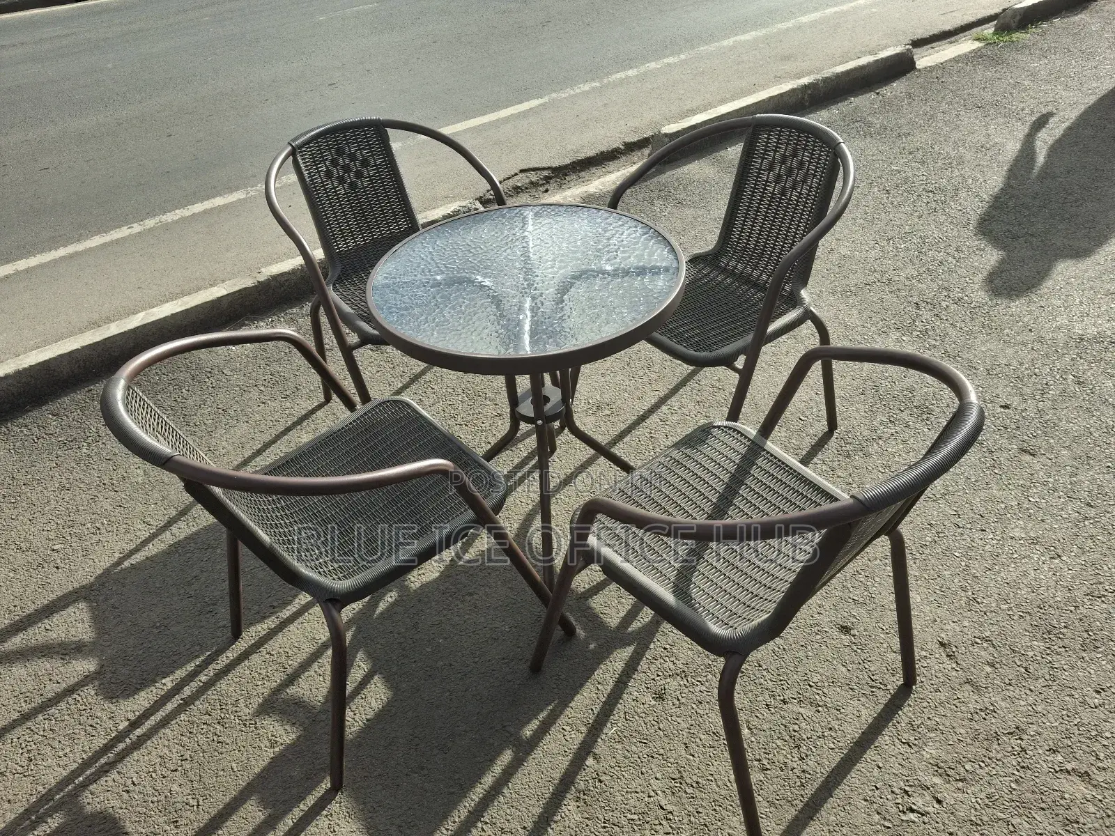 Rattan Chair With Balcon Table