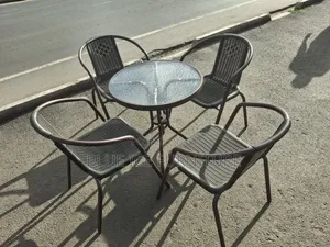 Rattan Chair With Balcon Table