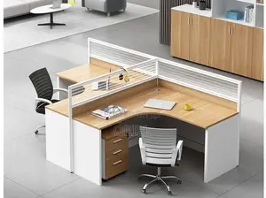 Office Workstation : 2-Way Curved Office Workstation