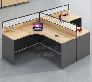 Office Workstation : 2-Way Curved Office Workstation