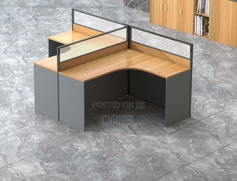 Office Workstation : 2-Way Curved Office Workstation