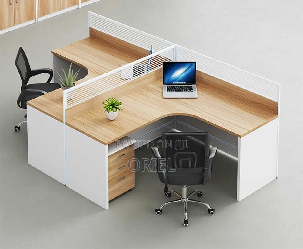 Office Workstation : 2-Way Curved Office Workstation