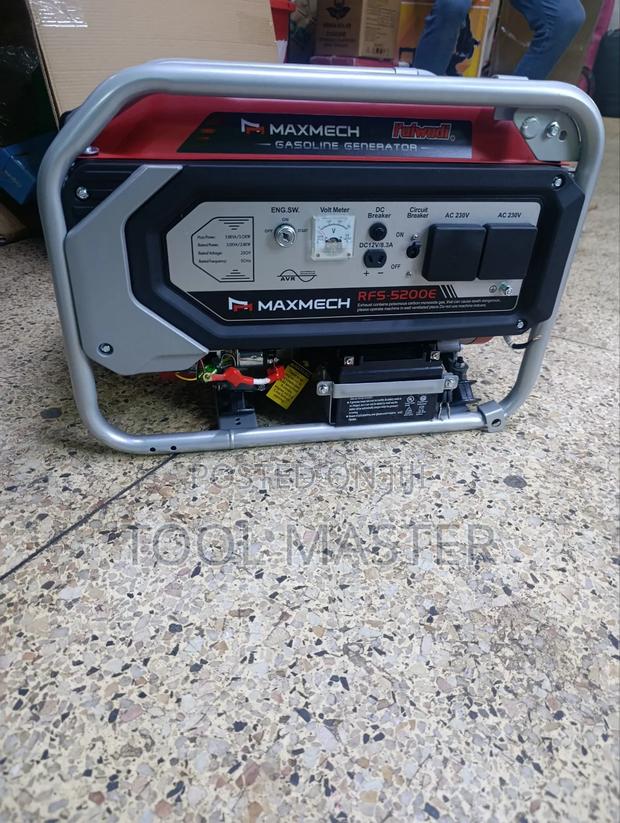 6.9kva Maxmech Generator/ Manual and Key Start Generator - thumbnail 3