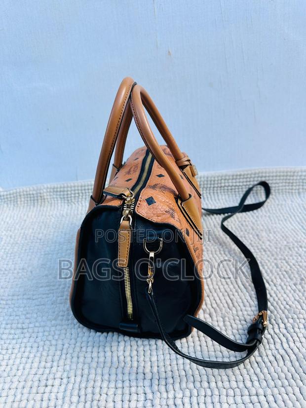 Authentic MCM Cognac Boston Bag - thumbnail 2