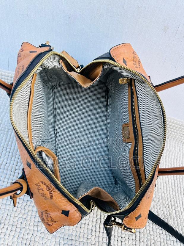 Authentic MCM Cognac Boston Bag - thumbnail 5