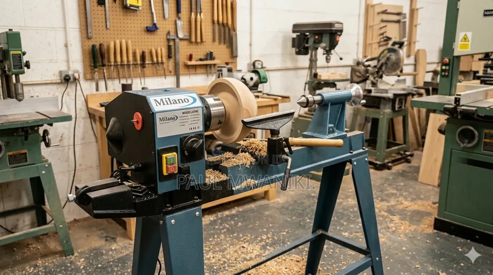 Milano Italia Wood Lathe - 550w