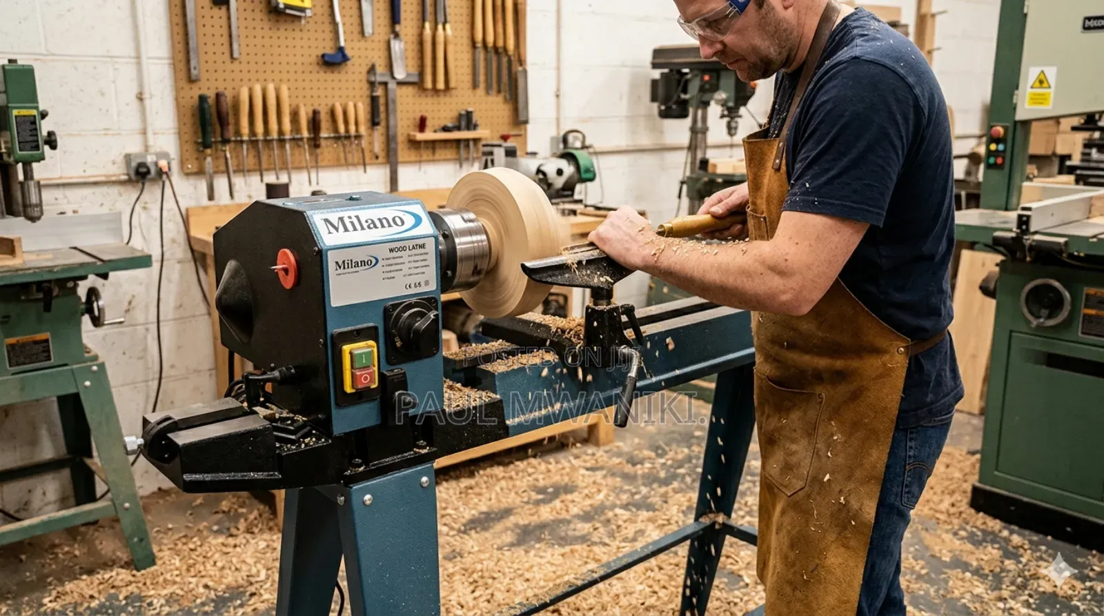 This Milano Italia Wood Lathe  (Milano Italia )