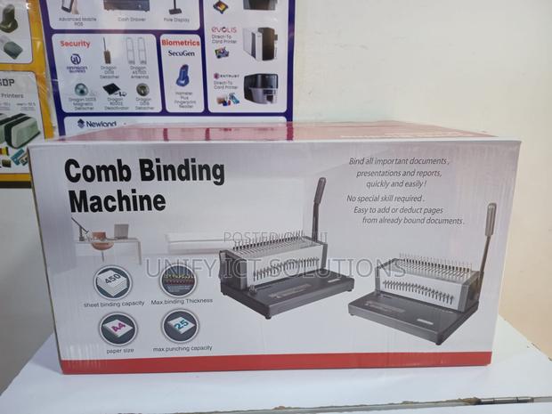 Comb Binding Machine - main view