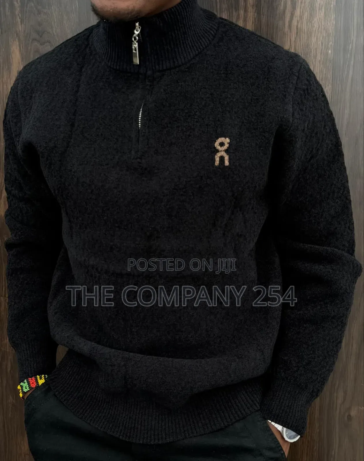 Quality Casual Quarter Zipper Men All Weather Simple Sweater