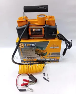 Heavy-Duty Coofix 12v Portable Car Air Compressor