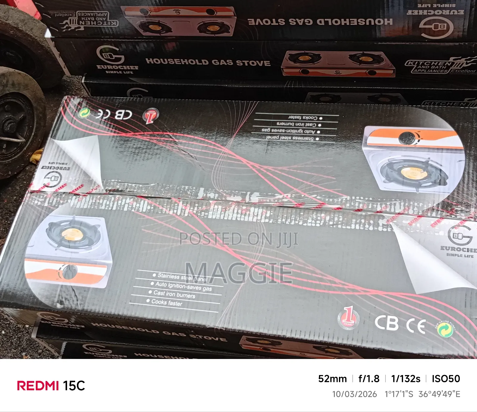 Eurochef Household Gas Stove