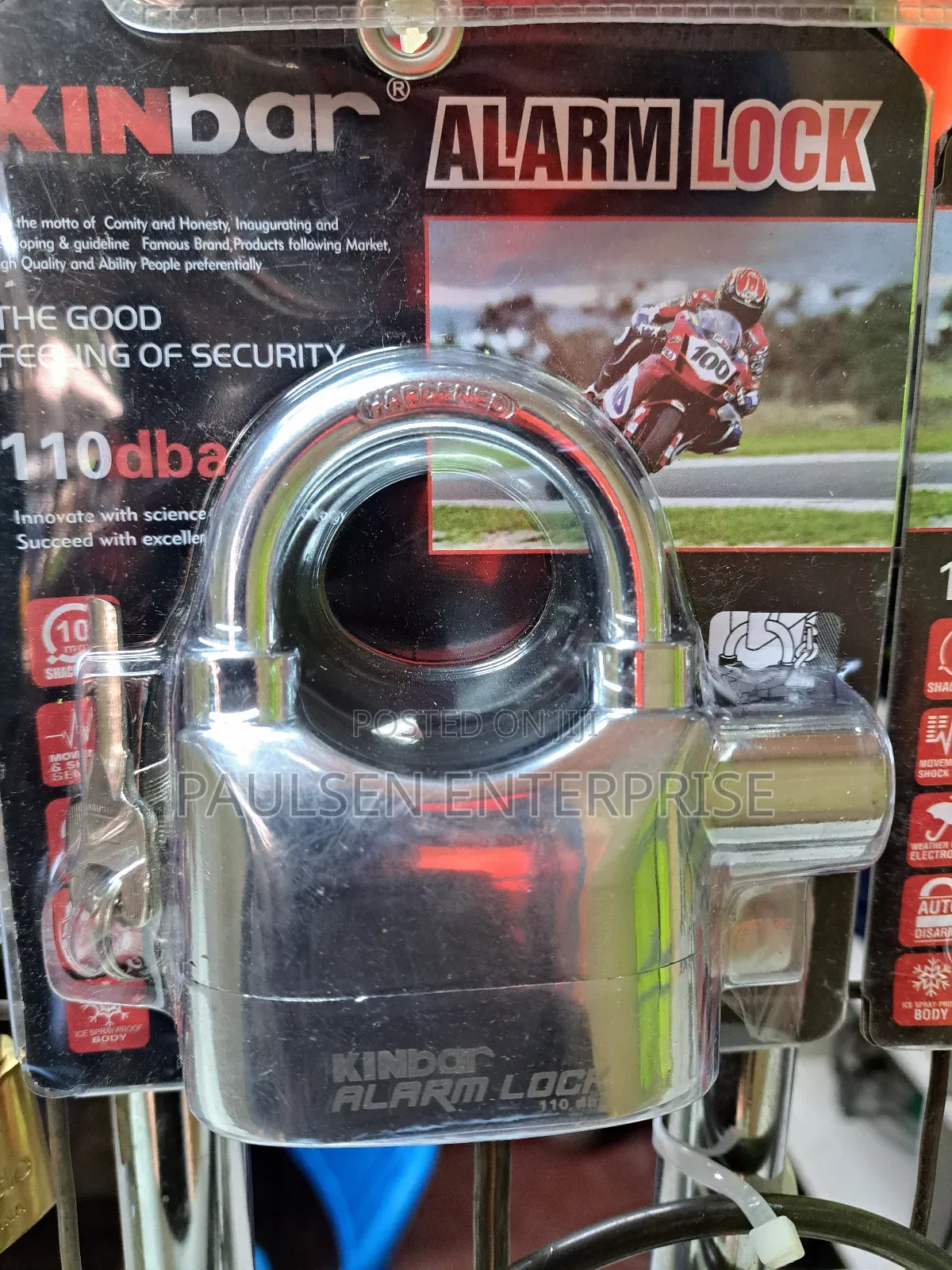 Heavy Duty Security Alarm Padlock