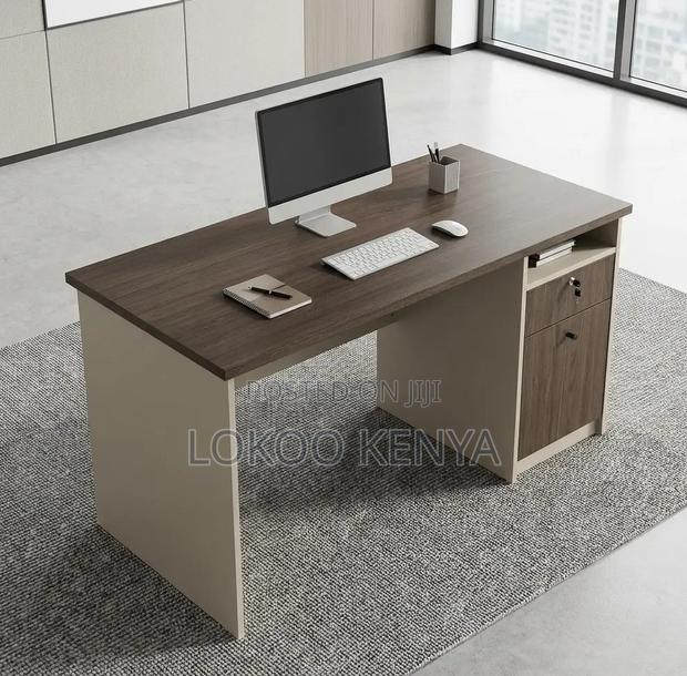 Office Desk; 1.2 M Brown Imported Executive Home Office Desk