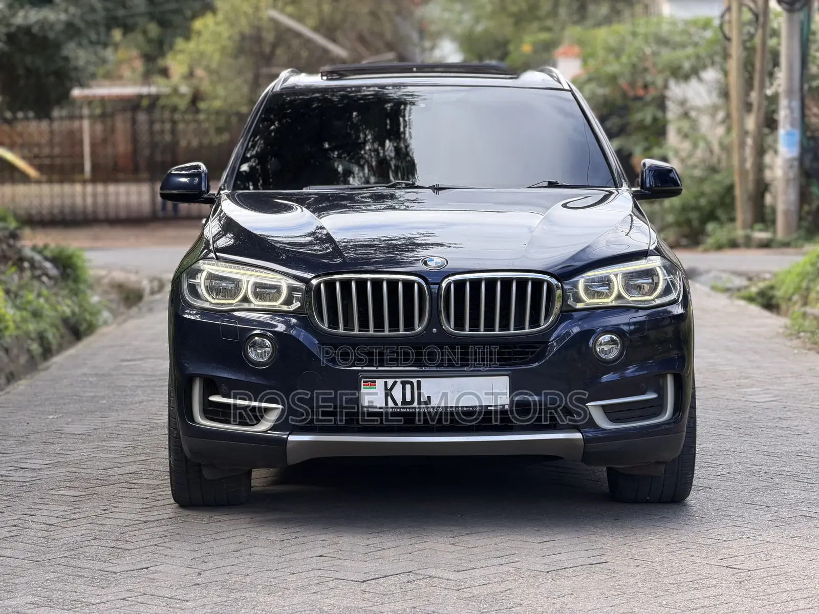 BMW X5 xDrive50i 4dr SUV AWD (4.4L 8cyl Turbo 8A) 2015 Blue