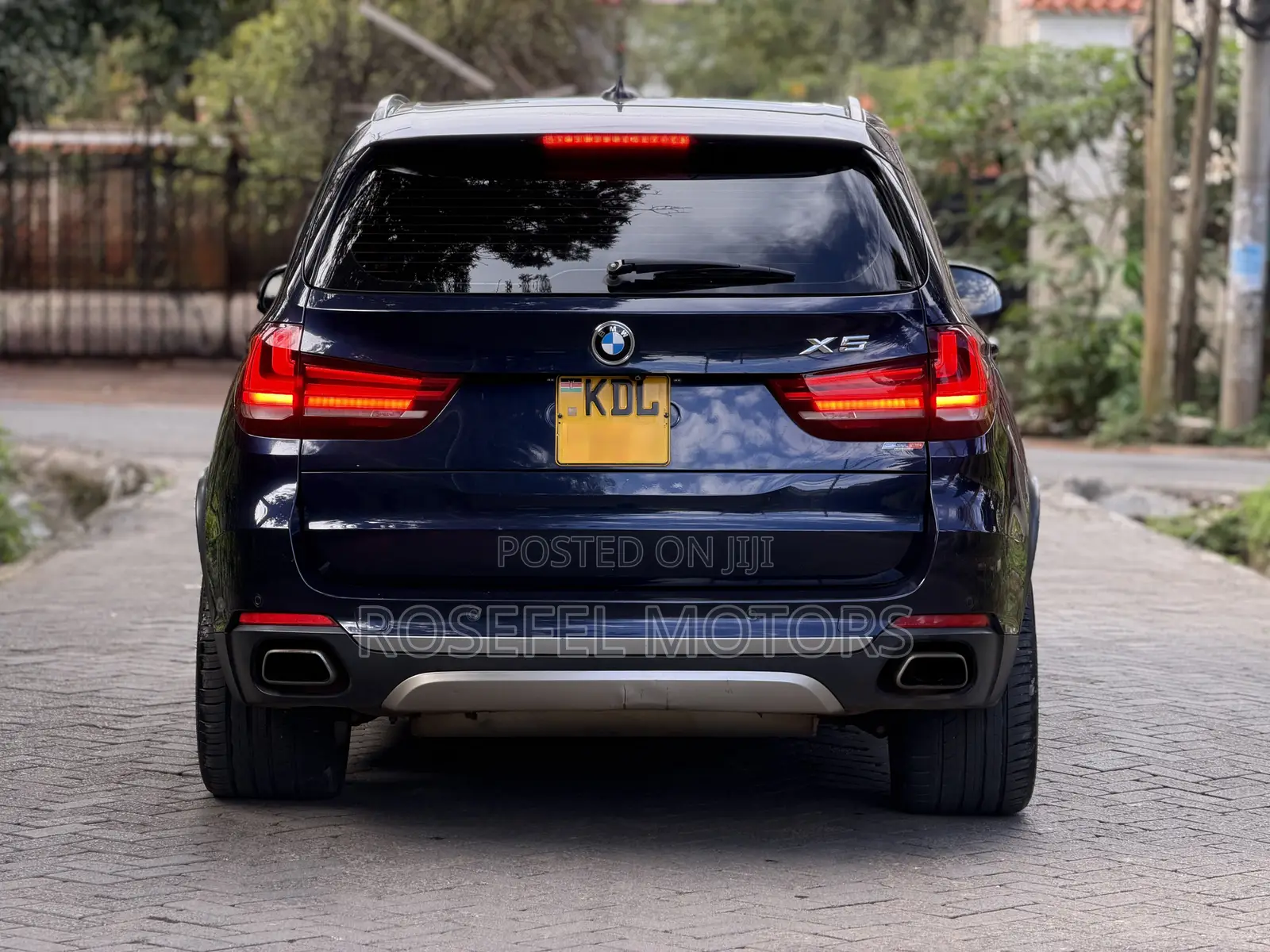 BMW X5 xDrive50i 4dr SUV AWD (4.4L 8cyl Turbo 8A) 2015 Blue