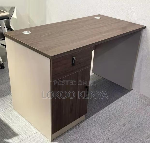 Office Desk; 1.2 M Brown Imported Executive Home Office Desk - thumbnail 10