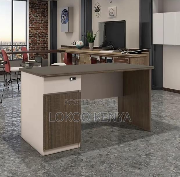 Office Desk; 1.2 M Brown Imported Executive Home Office Desk - thumbnail 11